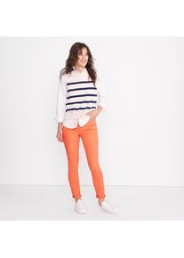 LANDS' END Slim Fit &Ouml;ko Jeans High Waist f&uuml;r Damen, Damen, size: regular, Orange, Elasthan/Baumwoll-Mischung/Polyester-Mischung, by Lands' End