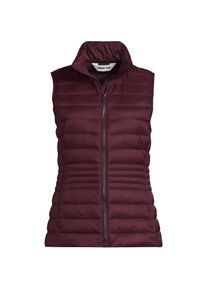 LANDS' END Daunenweste WANDERWEIGHT Verstaubar Ultraleicht f&uuml;r Damen in Plus-Gr&ouml;&szlig;e, Damen, size: plus, Rot, Nylon, by Lands' End