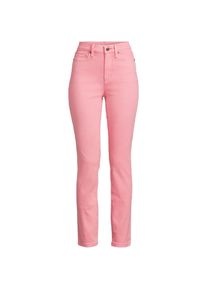 Slim Fit Stretch-Jeans High Waist, Damen, size: regular, Pink, Elasthan/Baumwoll-Mischung/Polyester-Mischung, by Lands' End