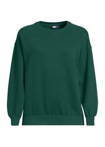 LANDS' END Sweatshirt SERIOUS SWEATS f&uuml;r Damen in Plus-Gr&ouml;&szlig;e, Damen, size: plus, Gr&uuml;n, Elasthan/Baumwoll-Mischung/Polyester-Mischung, by Lands' End