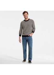 LANDS' END Pullover aus Leinenmix f&uuml;r Herren, Herren, size: regular, Schwarz, Baumwolle/Leinen/Nylon, by Lands' End