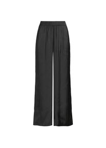 LANDS' END Flie&szlig;ende Palazzohose f&uuml;r Damen in Petite-Gr&ouml;&szlig;e, Damen, size: petite, Schwarz, Polyester, by Lands' End
