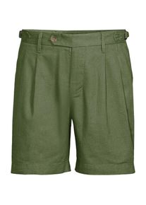 LANDS' END Leinenmix-Shorts f&uuml;r Herren, Herren, size: regular, Gr&uuml;n, Leinen/Baumwoll-Mischung, by Lands' End