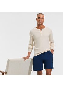 LANDS' END Pyjama-Shorts aus Baumwoll-Jersey f&uuml;r Herren, Herren, size: regular, Blau, Baumwolle, by Lands' End