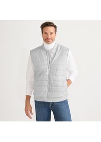 LANDS' END Steppweste mit Strickseiten f&uuml;r Herren, Herren, size: regular, Blau, Nylon/Polyacryl/Polyester-Mischung, by Lands' End