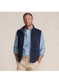 LANDS' END Anyweather Fleece-Weste f&uuml;r Herren, Herren, size: regular, Blau, Polyester, by Lands' End