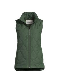 LANDS' END Isolierte FeatherFree Steppweste in Plus-Gr&ouml;&szlig;e, Damen, size: plus, Gr&uuml;n, Polyester, by Lands' End