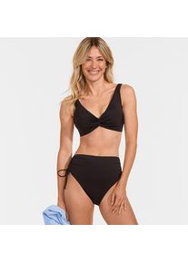 LANDS' END Verstellbare High Waist Bikinihose f&uuml;r Damen, Damen, size: regular, Schwarz, by Lands' End