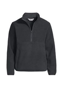LANDS' END Teddy-Pullover mit Rei&szlig;verschluss f&uuml;r Herren, Herren, size: regular, Blau, Polyester, by Lands' End