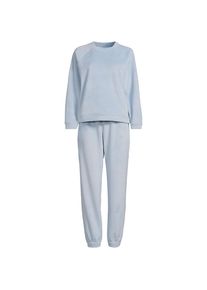 LANDS' END Lounge-Set aus Samt f&uuml;r Damen, Damen, size: regular, Blau, Polyester/Polyester-Mischung, by Lands' End
