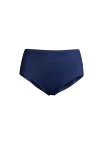 LANDS' END Control-Bikinihose High Waist CHLORRESISTENT f&uuml;r Damen in Plus-Gr&ouml;&szlig;e, Damen, size: plus, Blau, Elasthan/Nylon-Mischung, by Lands' End