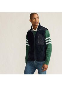 LANDS' END Teddy-Weste f&uuml;r Herren, Herren, size: regular, Blau, Polyester, by Lands' End