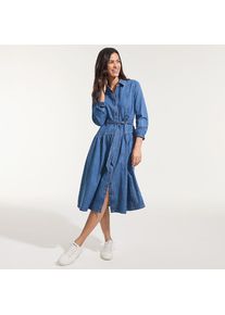 LANDS' END Jeans-Midikleid, Damen, size: regular, Blau, by Lands' End