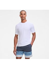 LANDS' END Badeshorts mit Hydroliner f&uuml;r Herren, 18 cm, Herren, size: regular, Blau, by Lands' End