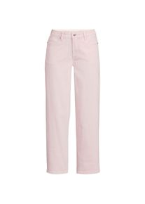 LANDS' END Relaxte Soft Denim Straight Fit 7/8-Jeans f&uuml;r Damen in Plus-Gr&ouml;&szlig;e, Damen, size: plus, Pink, Elasthan/Baumwoll-Mischung, by Lands' End