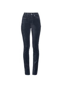 LANDS' END Slim Fit Samthose High Waist f&uuml;r Damen in Plus-Gr&ouml;&szlig;e, Damen, size: plus, Grau, Baumwoll-Mischung, by Lands' End