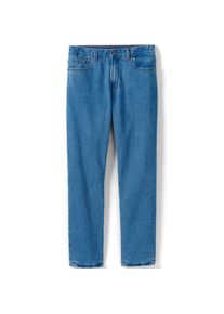 LANDS' END Flanellgef&uuml;tterte Stretch-Jeans mit Komfortbund, Classic Fit, Herren, size: regular, Blau, Elasthan/Baumwoll-Mischung, by Lands' End