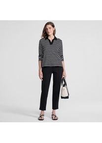 LANDS' END Starfish High Waist Bleistifthose in Petite-Gr&ouml;&szlig;e, Damen, size: petite, Schwarz, Elasthan/Baumwoll-Mischung, by Lands' End