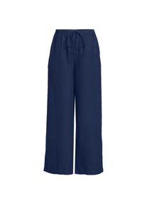 LANDS' END Premium Reinleinen-Schlupfhose in 7/8-L&auml;nge in Plus-Gr&ouml;&szlig;e, Damen, size: plus, Blau, Leinen, by Lands' End