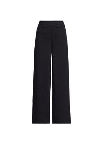 LANDS' END Starfish High Waist Jeans mit weitem Bein in Plus-Gr&ouml;&szlig;e, Damen, size: plus, Schwarz, Baumwoll-Mischung/Polyester-Mischung, by Lands' End