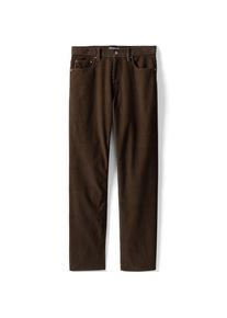 LANDS' END Cordhose mit Komfortbund, Classic Fit, Herren, size: regular, Braun, Elasthan/Baumwoll-Mischung, by Lands' End