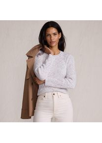 LANDS' END Rippstrick-Pullover aus Baumwollmix f&uuml;r Damen, Damen, size: regular, Orange, Polyacryl/Viskose/Baumwoll-Mischung, by Lands' End