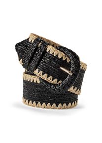 LANDS' END Raffia-G&uuml;rtel f&uuml;r Damen, Damen, size: regular, Zweifarbig, by Lands' End