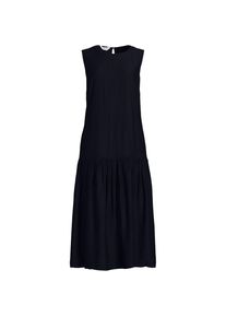 LANDS' END &Auml;rmelloses Ready to Go Midikleid in Petite-Gr&ouml;&szlig;e, Damen, size: petite, Schwarz, Nylon/Viskose, by Lands' End