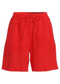 LANDS' END Premium Reinleinen-Schlupfshorts f&uuml;r Damen, Damen, size: regular, Rot, Leinen, by Lands' End