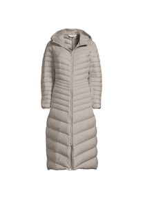 LANDS' END Ultraleichter Maxi-Daunenmantel mit Kapuze WANDERWEIGHT f&uuml;r Damen in Petite-Gr&ouml;&szlig;e, Damen, size: petite, Beige, Nylon/Daunen, by Lands' End