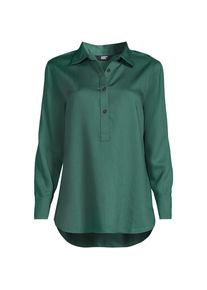 LANDS' END Schlupfbluse aus TENCEL f&uuml;r Damen, Damen, size: regular, Gr&uuml;n, Kunstseide/Lyocell (Viskose), by Lands' End