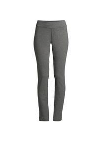 LANDS' END Slim Fit Starfish Jersey-Freizeithose in Plus-Gr&ouml;&szlig;e, Damen, size: plus, Grau, Elasthan/Baumwoll-Mischung, by Lands' End