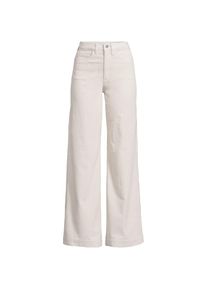 LANDS' END Breitcord-Hose High Waist mit weitem Bein f&uuml;r Damen in Plus-Gr&ouml;&szlig;e, Damen, size: plus, Elfenbein, Elasthan/Baumwoll-Mischung, by Lands' End