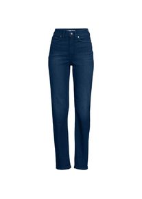LANDS' END Rail Straight Fit Jeans High Waist f&uuml;r Damen in Plus-Gr&ouml;&szlig;e, Damen, size: plus, Blau, by Lands' End