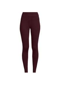 LANDS' END Lange Stretch-THERMASKIN-Unterhose f&uuml;r Damen in Petite-Gr&ouml;&szlig;e, Damen, size: petite, Rot, Elasthan/Polyester-Mischung, by Lands' End