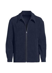 LANDS' END Stretchcord-Hemdjacke f&uuml;r Herren, Herren, size: regular, Blau, Polyester/Polyester-Mischung, by Lands' End