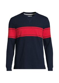LANDS' END Flammgarn-Shirt aus reiner Baumwolle f&uuml;r Herren, Herren, size: regular, Blau, Baumwolle, by Lands' End