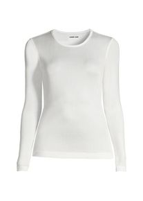 LANDS' END Seidenunterhemd mit Rundhalsausschnitt f&uuml;r Damen in Plus-Gr&ouml;&szlig;e, Damen, size: plus, Elfenbein, Seide, by Lands' End