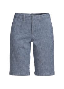 LANDS' END Chambray-Bermudas f&uuml;r Damen in Plus-Gr&ouml;&szlig;e, Damen, size: plus, Blau, Elasthan/Baumwoll-Mischung, by Lands' End