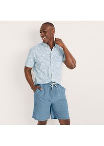 LANDS' END Leichte Schlupfshorts f&uuml;r Herren, Herren, size: regular, Blau, Baumwolle, by Lands' End