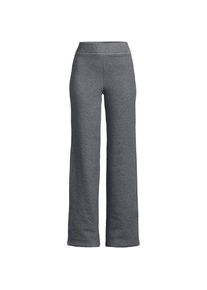 LANDS' END Serious Sweats Straight Fit Thermohose f&uuml;r Damen, Damen, size: regular, Grau, Baumwoll-Mischung/Polyester-Mischung, by Lands' End