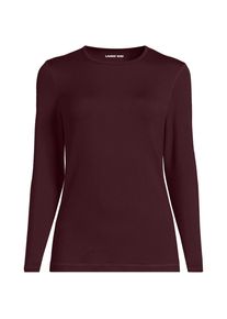 LANDS' END Stretch-THERMASKIN-Oberteil mit Rundhalsausschnitt f&uuml;r Damen in Petite-Gr&ouml;&szlig;e, Damen, size: petite, Rot, Elasthan/Polyester-Mischung, by Lands' End
