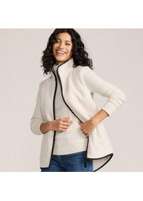 LANDS' END Teddy-Weste f&uuml;r Damen in Petite-Gr&ouml;&szlig;e, Damen, size: petite, Elfenbein, Polyester, by Lands' End