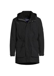 LANDS' END Wasserdichter, isolierter Squall-Parka f&uuml;r Herren, Herren, size: regular, Schwarz, Nylon, by Lands' End
