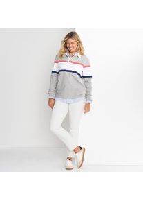 LANDS' END Unifarbene Straight Fit Jeans Mid Waist in Petite-Gr&ouml;&szlig;e, Damen, size: petite, Wei&szlig;, Elasthan/Baumwoll-Mischung/Polyester-Mischung, by Lands' End