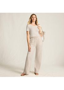 LANDS' END Jerseyhose mit weitem Bein f&uuml;r Damen, Damen, size: regular, Elfenbein, by Lands' End