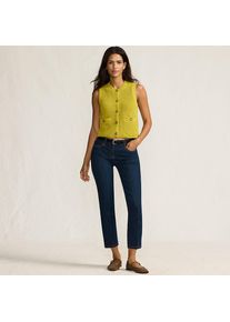 LANDS' END Slim Fit Jeans mit Biesennaht f&uuml;r Damen, Damen, size: regular, Blau, Baumwolle/Baumwoll-Mischung, by Lands' End