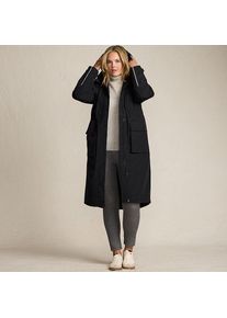 LANDS' END Wasserdichter Isolierter Stadion-Kapuzenmantel Squall f&uuml;r Damen in Plus-Gr&ouml;&szlig;e, Damen, size: plus, Schwarz, Nylon, by Lands' End