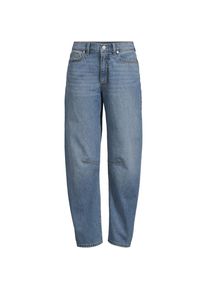 LANDS' END Soft Denim Relaxte Barrel-Jeans Mid Waist in Plus-Gr&ouml;&szlig;e, Damen, size: plus, Blau, by Lands' End