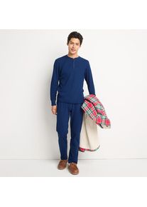 LANDS' END Jersey-Pyjamahose f&uuml;r Herren, Herren, size: regular, Blau, Baumwolle, by Lands' End